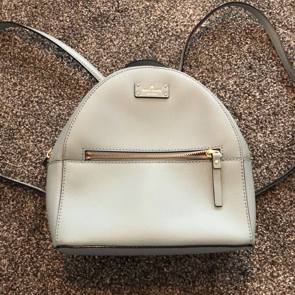 Baby blue Kate Spade backpack